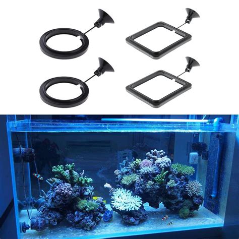 4 Pack Aquarium Fish Tank Food Feeding Feeder Feeding - Walmart.com