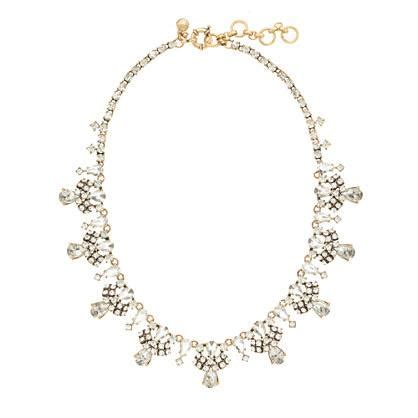 J Crew Crystal Garland Necklace Lookmazing