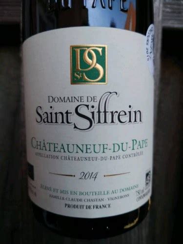 Domaine De Saint Siffrein Ch Teauneuf Du Pape Blanc Vivino