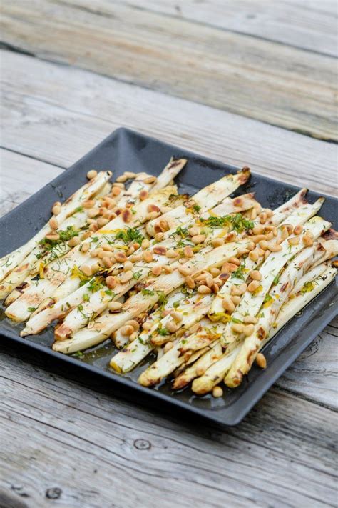 Recept Gegrilde Asperges Met Citroendressing Njam