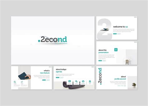 Second - PowerPoint Template por Inspirasign en PoweredTemplate ...