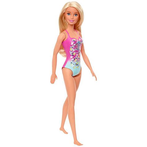 Mu Eca Barbie Rubia Con Traje De Ba O Ghw Barbiepedia