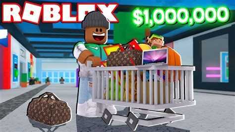 1 000 000 SHOPPING SPREE IN ROBLOX YouTube