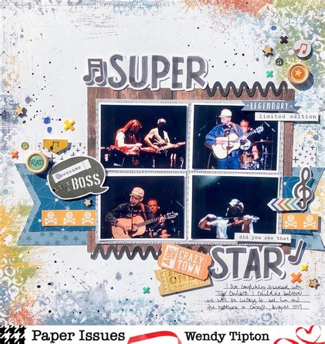 Super Star Scrapbook Layout Sketches Scrapbook Page Layouts Paper