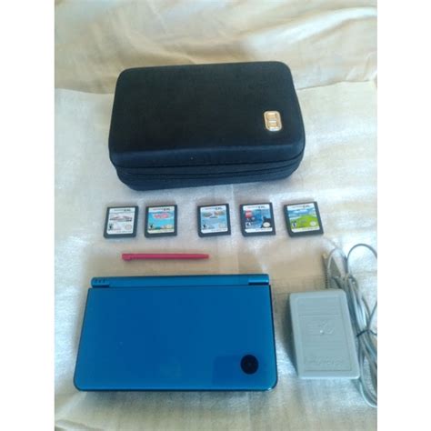 Nintendo Dsi Xl Azul Americano Completo Jogos Originais Case