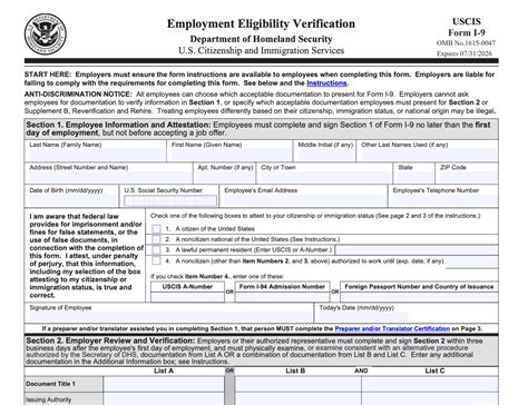 Form I 9 Explained Boundless