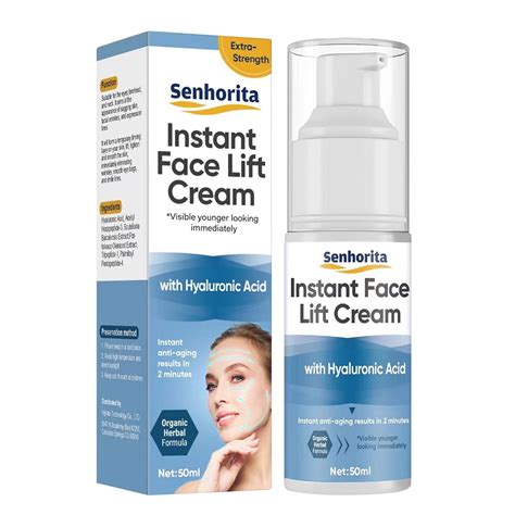 Face Lift Instant Face Tightening Cream With Hyaluronic Acid Neck