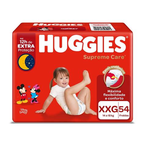 Fralda Huggies Supreme Care Hiper Xxg 54 Unidades PanVel Farmácias