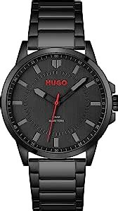 Hugo Montre Analogique Quartz Pour Homme Avec Bracelet En Acier