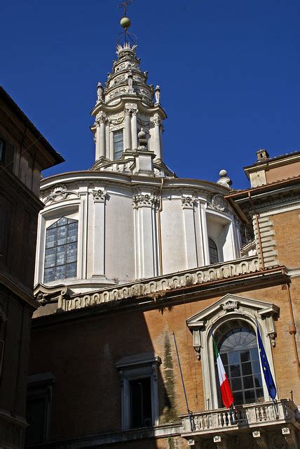 Rom Piazza Sant Eustachio Und Sant Ivo Alla Sapienza A Photo On