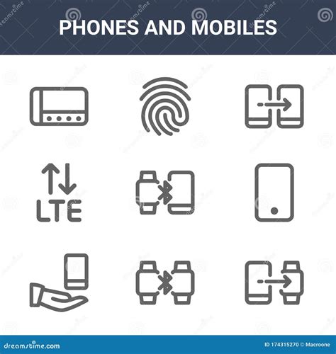 9 Phones And Mobiles Icons Pack Trendy Phones And Mobiles Icons On