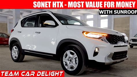 Kia Sonet Htx Detailed Review With On Road Price In Indiafeatures