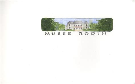 Claire's Sketchbook: The Musee Rodin