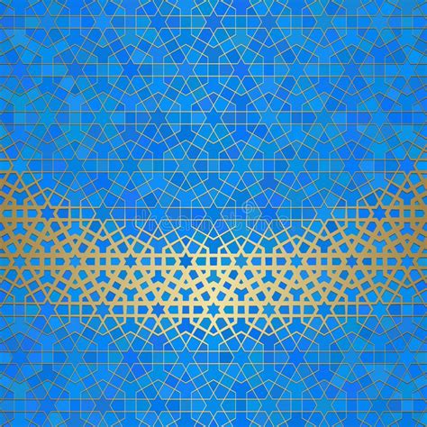 Abstract Background With Islamic Ornament Arabic Geometric Texture