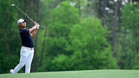 Si Woo Kim Of Korea Plays A Stroke From The No 12 Tee During Round 2