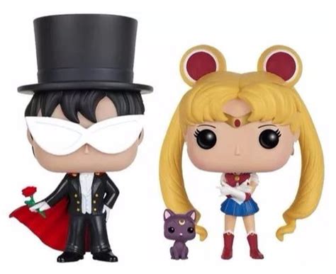 Sailor Moon Tuxedo Mask Set 2 Piezas Funko Envio Gratis Meses Sin