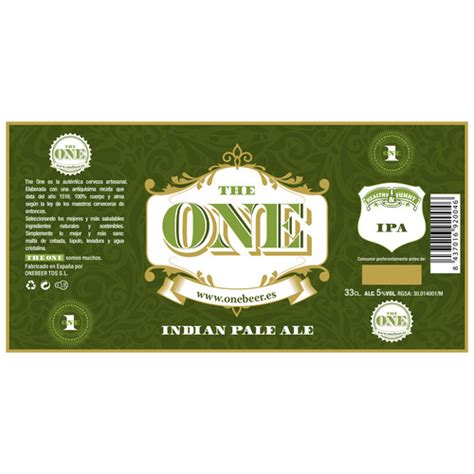 THE ONE Cerveza Indian Pale Ale 33 Cl Alcampo Haz Tu Compra Online