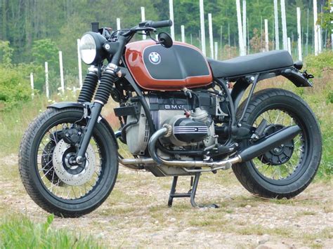 Bmw R Cafe Racer Oxid Rot Mts Motorradtechnik Service Team F R