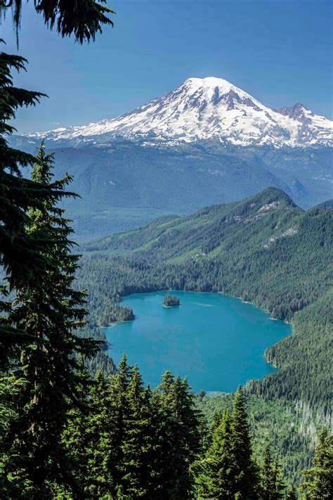 Mount Rainier And Packwood Lake Hdr1 North Western Images Photos By