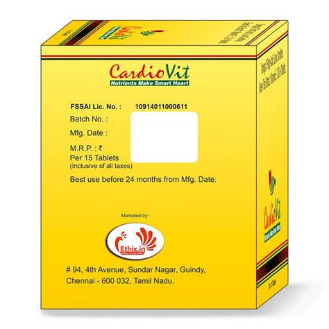 Heart & Wellness Multinutrient Tablet from Dr.Ethix Cardio Vit: Unlock ...