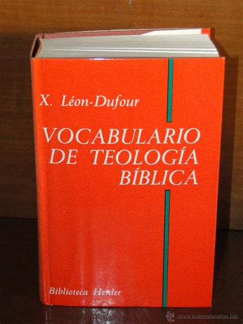 Vocabulario de teología bíblica x léon duf Vendido en Venta