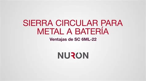 Sierra Circular A Bater A Para Metal Sc Ml Sierras Hilti Espa Ola