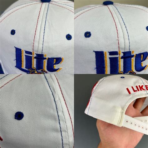 Vintage Miller Lite Snapback Cap Men S Fashion Watches Accessories