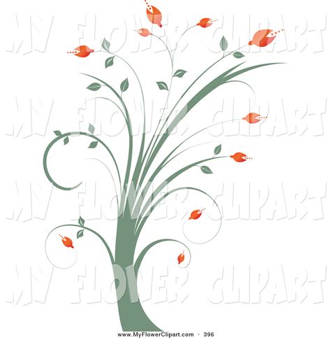 Orange Flowers Tall Stems Clipart 20 Free Cliparts Download Images On