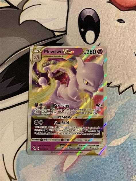 Pok Mon Karta Mewtwo V Star Ze S Rie Pok Mon Go Aukro