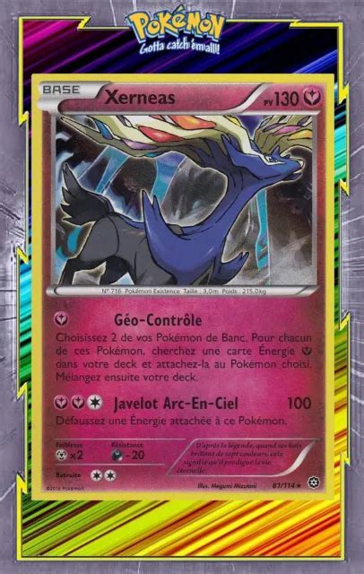 Xerneas Holo Xy Offensive Vapeur Carte Pokemon Neuve