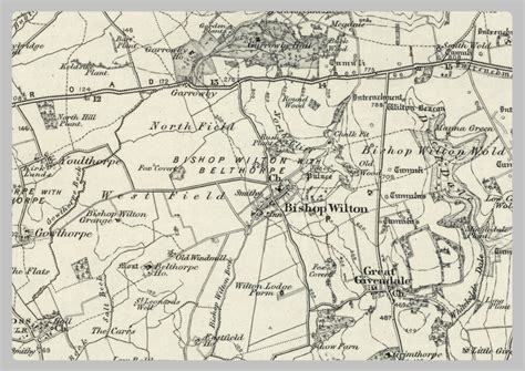1890 Collection York Pickering Ordnance Survey Map I Love Maps