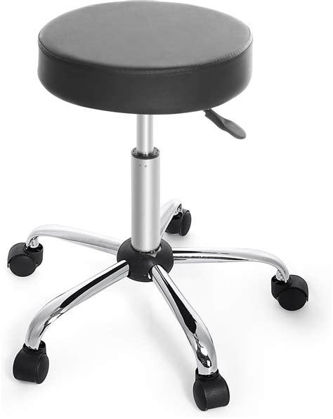 Homdox Swivel Stool Height Adjustable Rolling Bar Stool With Wheels 360