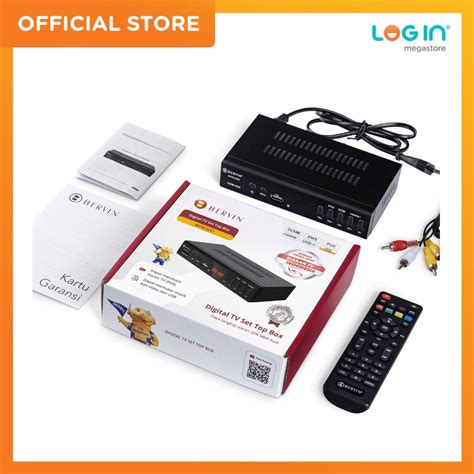 Jual SET TOP BOX TV DIGITAL DVB T2 CBM BSTB2201 BERVIN Shopee Indonesia