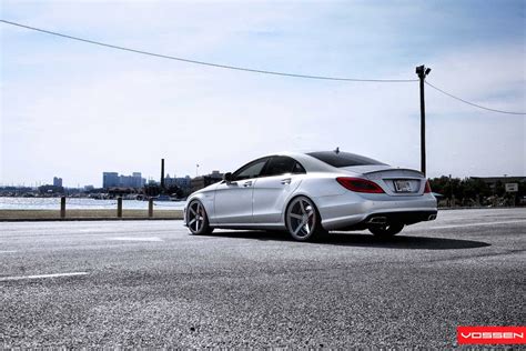 Mercedes W218 Cls63 Amg On Vossen Vvs Cv3 Benztuning