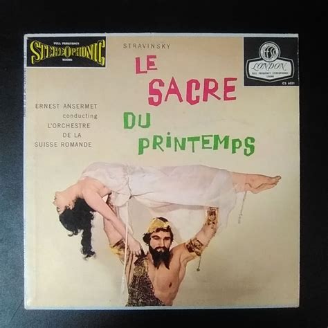 Stravinsky Le Sacre Du Printemps Ernst Ansermet Et L Osr London Blue