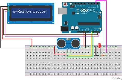 Tutorial Akses Data Sensor Ultrasonik HC SR04 Dan LCD 1602 Menggunakan