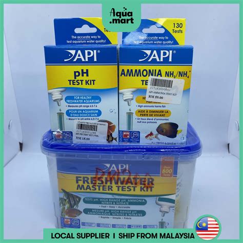 API PH AMMONIA NO3 NO2 TEST KITS AQUARIUM Shopee Malaysia