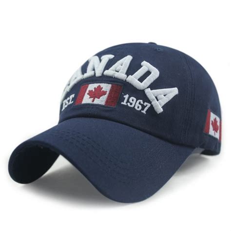 New Arrivals Cotton Gorras Canada Cap Flag Of Canada Hat Snapback