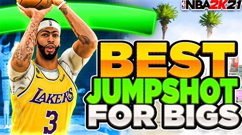 BEST BIG MAN JUMPSHOT AFTER PATCH 4 IN NBA 2K21 BEST CUSTOM JUMPSHOT