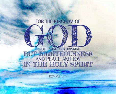 Righteousness Peace Joy Experience Joy