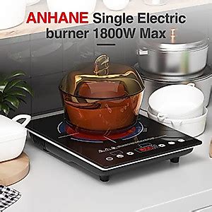 ANHANE 1800W Portable Electric Hot Plate Single Burner