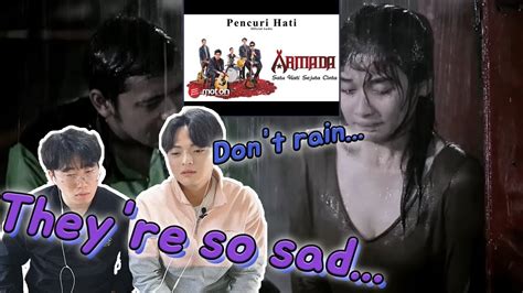 Armada Pencuri Hati Korean Reaction Men Sgwannabe Youtube