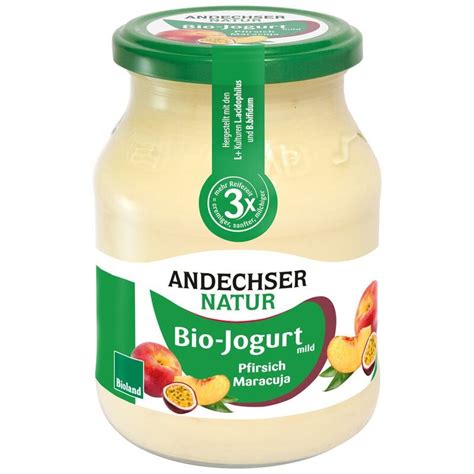 Andechser Natur Jogurt Pfirsich Maracuja Bio G Ekomarkt