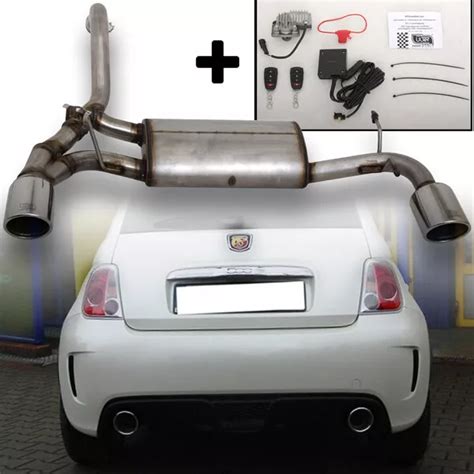 ULTER STAINLESS STEEL Flap Exhaust Electronics Fiat Abarth 500 Incl