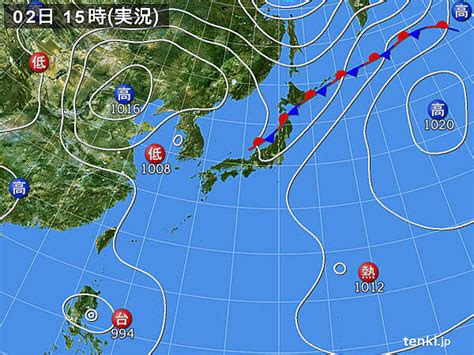 過去の実況天気図2024年09月02日 日本気象協会 Tenkijp