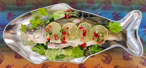 Steamed Fish With Lime My Thai Cooking