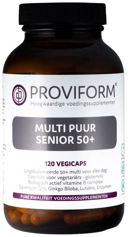 Proviform Multi Puur Senior 50 120 Vega Caps Vitadvice BV