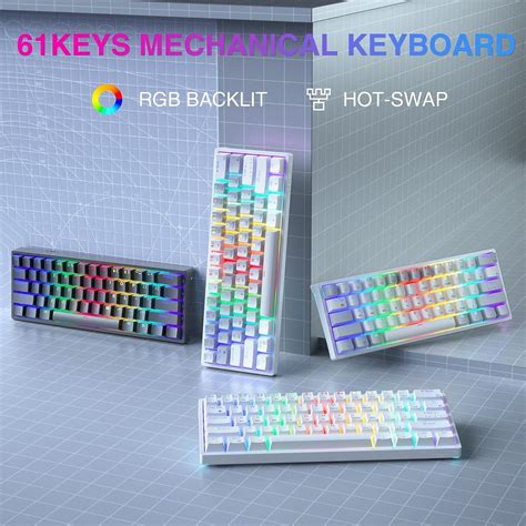 Mua Aula Percent White Mechanical Gaming Keyboard Rgb Backlit Custom Hot Swappable
