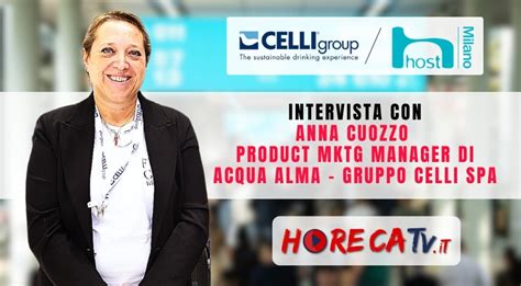 Host 2023 Lintervista Di HorecaTv Con Anna Cuozzo Di Acqua Alma