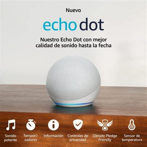 Amazon Echo Dot Ta Gen Bocina Precio Guatemala Kemik